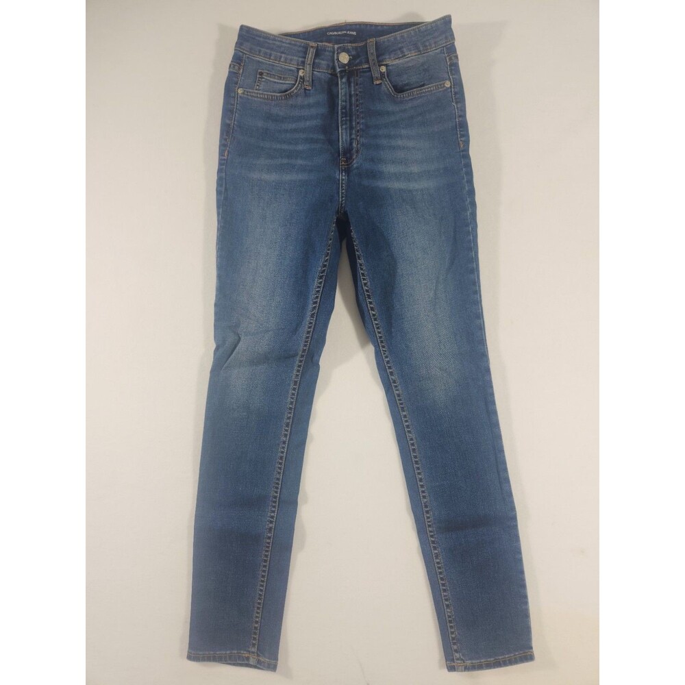 CALVIN KLEIN SCULPTED SKINNY Jeans - W8- L30 - Blue - Great Condition - Women’s